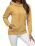 Damen Hoodie | Weicher Kapuzenpullover mit Kordelzug & Kängurutasche